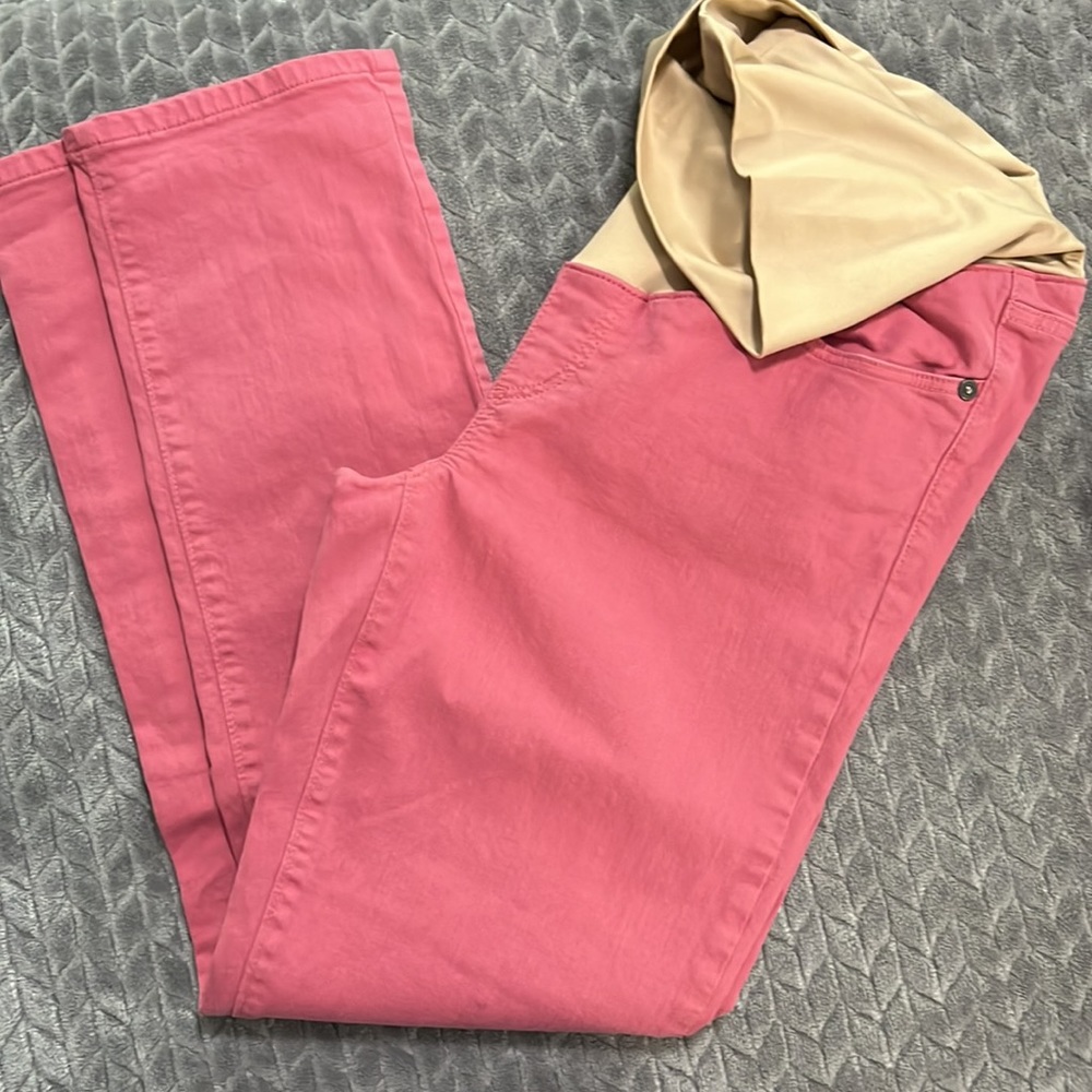 Loft pink maternity jeans, size 6M.